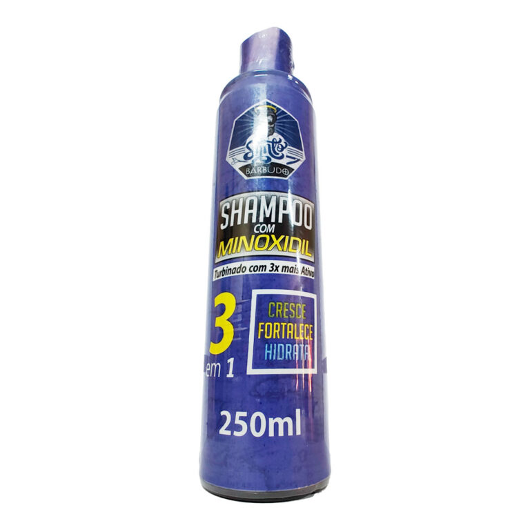 Shampoo com Minoxidil Santo Barbudo – 250ml – Shopping do Barbeiro